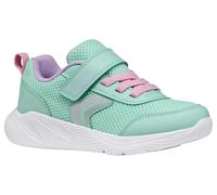 Geox J Sprintye Girl B Trainers, Watersea/Pink, 29 EU