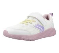 Geox J Sprintye Girl B Sneaker, White Pink, 2.5 UK
