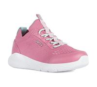 Geox J SPRINTYE Girl Sneaker, Fuchsia/WATERSEA, 10 UK Child