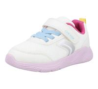 Geox J Sprintye Girl B Sneaker, White Multi-Coloured, 5 UK