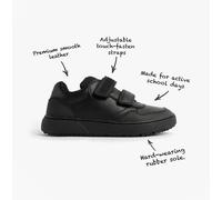 Geox J THELEVEN BOY Sneaker, Black, 2.5 UK
