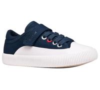 Geox J Tippeste Boy B, Sneakers, Navy Blue and White, 35 EU