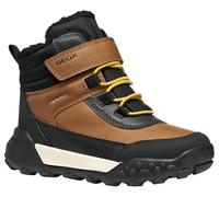 Geox J Trekkyup Boy B ABX Ankle Boot, LT Brown/Black, 34 EU, Lt brown black, 1.5 UK