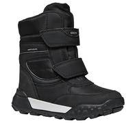 Geox J TREKKYUP BOY B ABX Snow Boot, Black/Silver, 3.5 UK