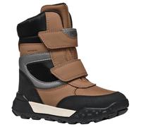 Geox J TREKKYUP BOY B ABX Snow Boot, Tobacco/DK Silver, 6 UK Child