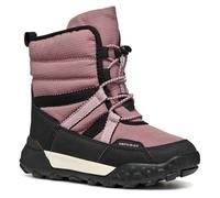 Geox J TREKKYUP GIRL B AB, Snow Boot, ANTIQUE ROSE/BLACK,