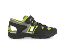 Geox J Vaniett Boy A Sandal, Black Lime, 9 UK Child