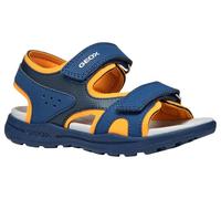 Geox J VANIETT BOY C, Boys’ Sandal, Navy/Orange,