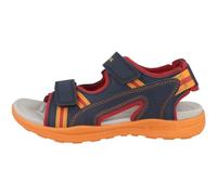 Geox J Vaniett Boy Sandal, Blue/Orange, 7.5 UK Child
