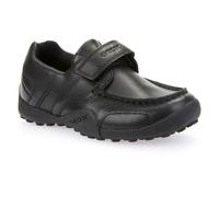 Geox Boy J W.Snake Moc B Moccasins, Black, 6 UK