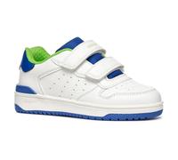 Geox J WASHIBA BOY A Sneaker, White/Royal, 12.5 UK