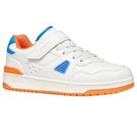 Geox J WASHIBA Boy A Trainers, White/Orange, 36 EU