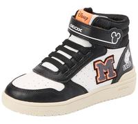 Geox J WASHIBA BOY E Sneaker, Black/White, 0 UK
