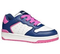 Geox J WASHIBA Girl D Sneaker, Blue, 1 UK
