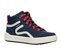 Geox Kids' Weemble Hi Top Trainers, Navy/Red
