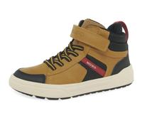 Geox J WEEMBLE BOY A Sneaker, Dk Yellow Black, 2.5 UK