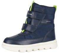 Geox J Willaboom Boy B Ab Ankle Boot, Navy Lime, 10 UK Child