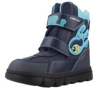 Geox J Willaboom Boy B Ab Ankle Boot, Navy Turquoise, 7 UK Child