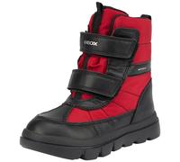 Geox J Willaboom Boy B Ab Ankle Boot, Red-Black, 3 UK