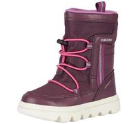 Geox J Willaboom Girl B A Ankle Boot, Prune Fuchsia, 1 UK