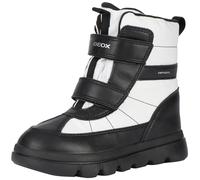 Geox J Willaboom Girl B A Ankle Boot, White Black, 5 UK