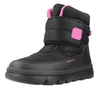 Geox J WILLABOOM GIRL B A, Snow Boot, BLACK/FUCHSIA,