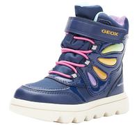 Geox J Willaboom Girl's Ankle Boot, Navy Multi-Coloured, Size 11 UK Child