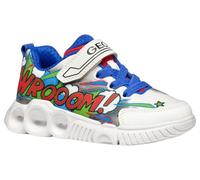 Geox J WROOM BOY D, Boys’ Sneaker, White/Royal,