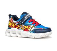 Geox J WROOM BOY D Sneaker, Royal/Red, 11 UK Child