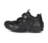 GEOX JR SAVAGE A Junior Boy SHOES BLACK 35_EU, BLACK *2.5 UK