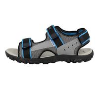 Geox Jr Strada Sandal, Dk Grey Lt Blue, 11 UK Child