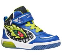 Geox Junior Boy J INEK Boy A Trainers Royal/Lime 27_EU