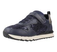 Geox Junior J Fastics Girl Sneakers Navy/Platinum, 33 EU