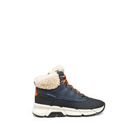 Geox Junior J Flexyper Plus Boy B Abx Ankle Boots Navy/Dk Orange 31 EU