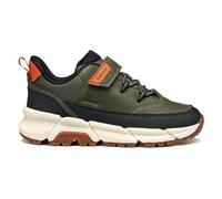 Geox Boys J Flexyper Plus Boy Sneaker, Military, 4 UK