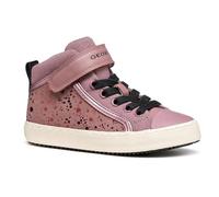Geox Junior J Kalispera Girl Sneakers, Dk Rose/Black, 36 EU