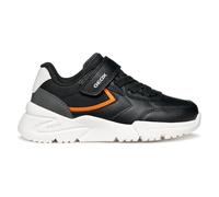 Geox Junior J Loftus Boy Sneakers, Black/Orange, 37 EU
