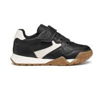 Geox Junior J Rann-E Boy Sneakers, Black/Lt Ivory, 33 EU