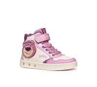 Geox Junior J Skylin Girl Sneakers Dk Pink/Lt Ivory 28_EU