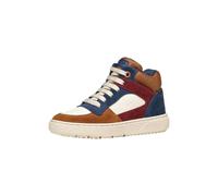 Geox Boys J Theleven Boy Sneaker, Lt Ivory Lt Brown, 1.5 UK