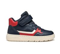 Geox J THELEVEN BOY Sneaker, Navy/RED, 2.5 UK