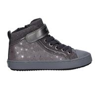 Geox Girls J Kalispera Sneakers, Grey, 10 UK