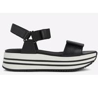 Geox Kency Sandals Womens - Black Leather - Size UK 4