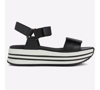 Geox Kency Sandals Womens - Black Leather - Size UK 3