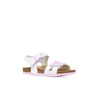 Geox Kids Adriel butterfly-patch buckle-fastening sandals - White 29-30-31-32-33-34-35-36-37