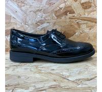 Geox Kids Agata D Patent Leather School Shoes - Black