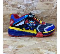 Geox Kids Bayonyc Light Up Trainers - Royal / Red