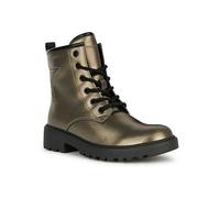Geox Kids Gold Casey Ankle Boots Gold