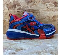 Geox Kids Marvel Spiderman Light Up Trainers - Blue