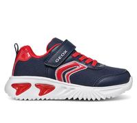 Geox Kids Unisex Assister Boys Light Up Trainers - Navy - Size UK 12.5 Kids